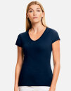 Ladies&acute; Iconic 150 V Neck T, Fruit of the Loom...