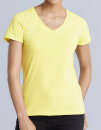 Ladies&acute; Premium Cotton&reg; V-Neck T-Shirt, Gildan...