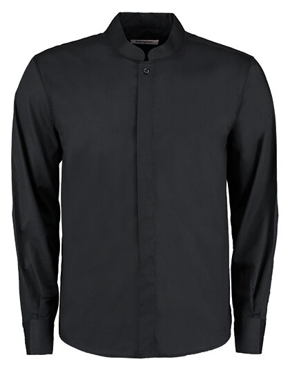 Men&acute;s Tailored Fit Bar Shirt Mandarin Collar Long Sleeve, Bargear KK123 // K123