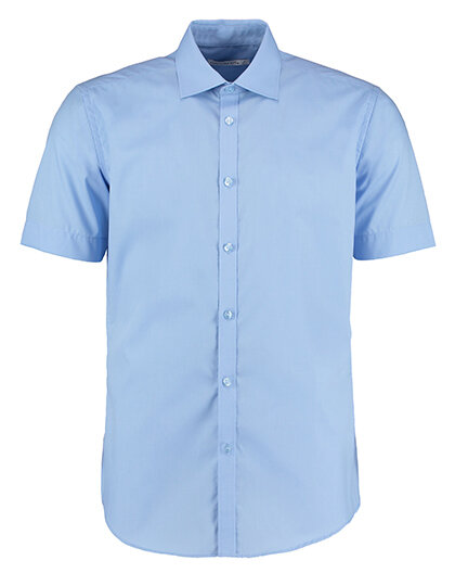 Men&acute;s Slim Fit Business Shirt Short Sleeve, Kustom Kit KK191 // K191
