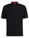 Classic Fit Button Down Collar Contrast Polo Shirt, Kustom Kit KK449 // K449