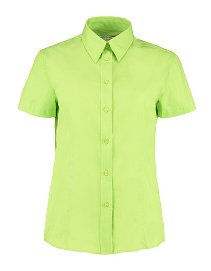 Women&acute;s Classic Fit Workforce Poplin Shirt Short Sleeve, Kustom Kit KK728 // K728