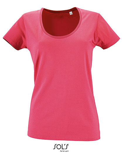 Women&acute;s Low-Cut Round Neck T-Shirt Metropolitan, SOL&acute;S 2079 // L02079