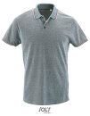 Men&acute;s Heather Polo Shirt Paname, SOL&acute;S 2081 // L02081
