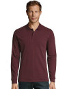 Men&acute;s Long-Sleeve Piqu&eacute; Polo Shirt Perfect,...