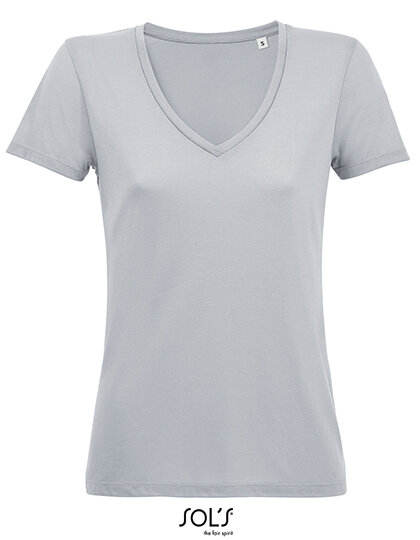 Women&acute;s Flowy V-Neck T-Shirt Motion, SOL&acute;S 3098 // L03098