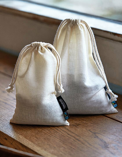 Cotton Bag With Drawstrings (5 Pieces), Neutral O95025 // NE95025