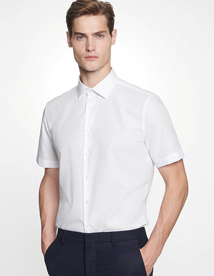 Men&acute;s Shirt Slim Fit Short Sleeve, Seidensticker 666261/676521 // SN666261