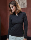 Women&acute;s Luxury Stretch Long Sleeve Polo, Tee Jays...