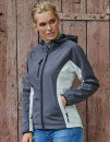 Women&acute;s Hooded Lightweight Performance Softshell Jacket, Tee Jays 9515 // TJ95150