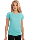 Ladies` Solar Performance Short Sleeve T-Shirt, Vapor Apparel M150 // VA150