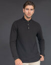 Long Sleeved Cotton Piqu&eacute; Polo Shirt, Henbury H105...