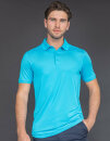 Men&acute;s Slim Fit Stretch Polo Shirt + Wicking Finish,...