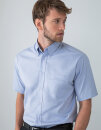 Men&acute;s Short Sleeved Pinpoint Oxford Shirt, Henbury H555 // W555