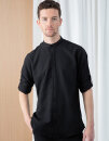 Men&acute;s Mandarin Shirt Roll Tab Sleeve, Henbury H592 // W592