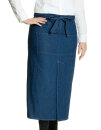 Jeans Bistro Apron With Split, Link Kitchen Wear FS100100SPJNS // X992